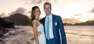 Bougainvillea Hung From the Ceiling at This OTM-Styled Bride’s Colorful and Lush Reception in St. Barths