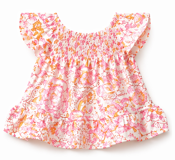Coral Dress & Bloomer Set