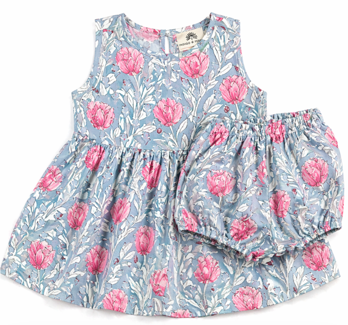 Rosie Dress & Bloomer Set