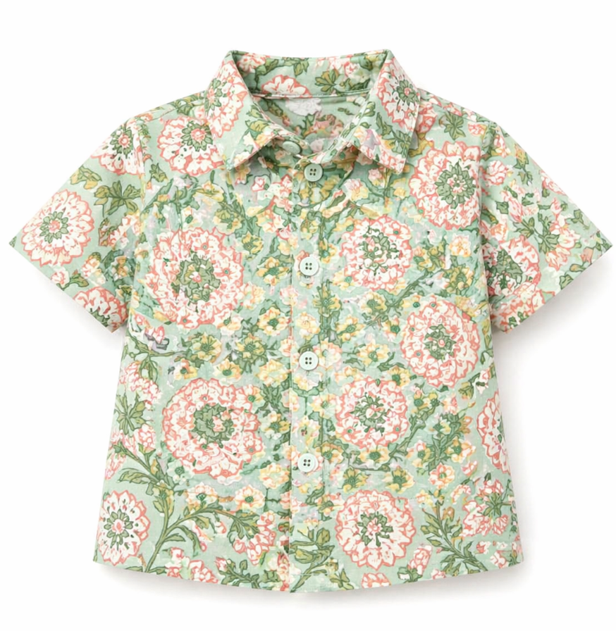 Garden Short Sleeved Button Down