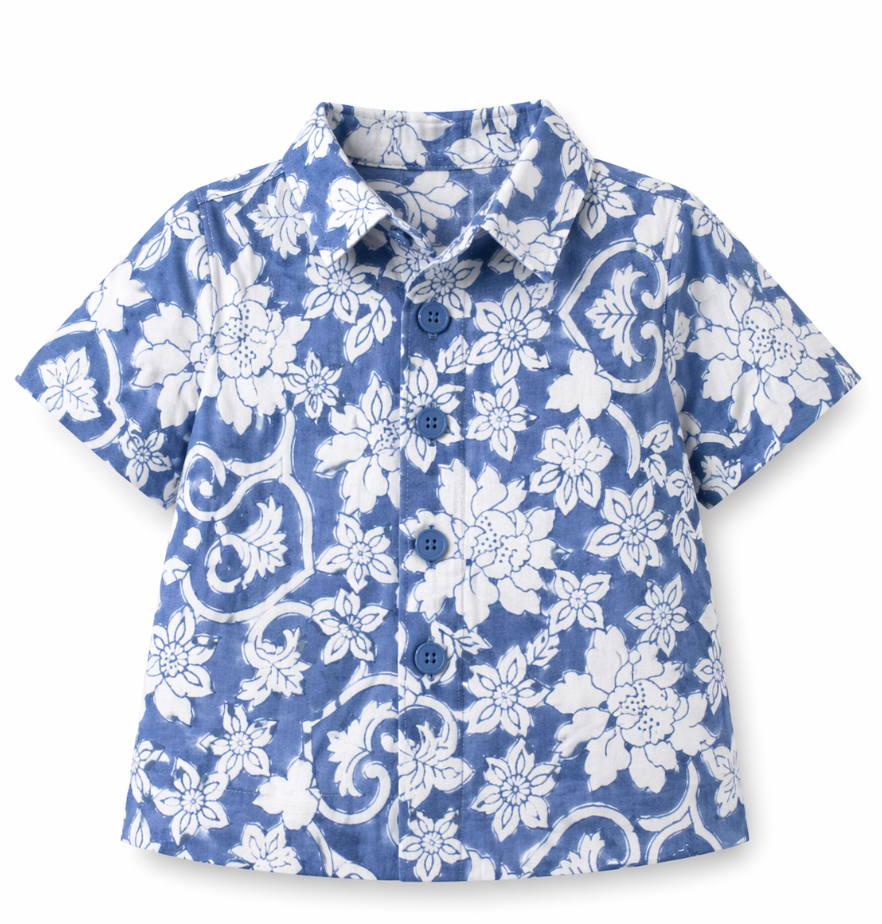 Midnight Short Sleeved Button Down