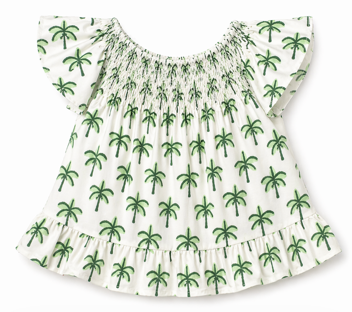 Palm Dress & Bloomer Set