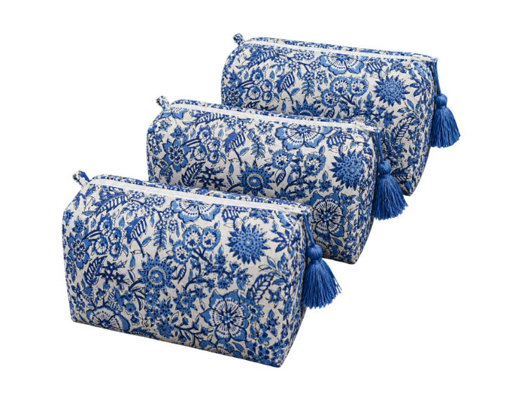 Vera Blue Cosmetic Bag
