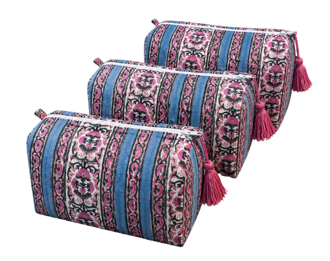Blue Vine Cosmetic Case