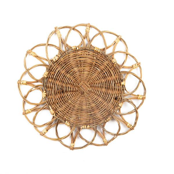 The Rose Rattan Placemat